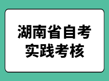 湖南省自考實踐考核